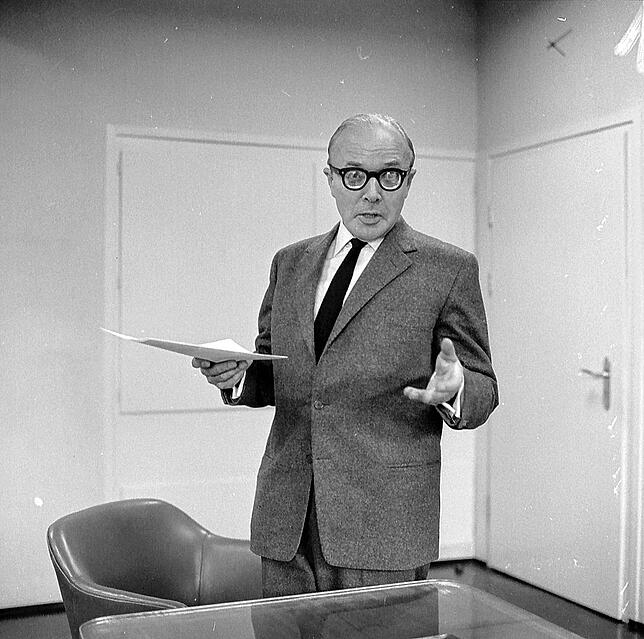 SÜDKURIER-Gründer Johannes Weyl in den 60er-Jahren.