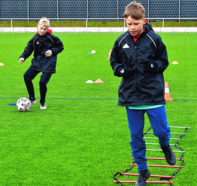 Bild 37: Eindrücke vom Training der E-Junioren des SV Jestetten nach der Corona-Pause