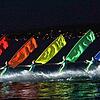 Ein Höhepunkt des Seenachtfestes war die Wasserskishow bei Nacht.