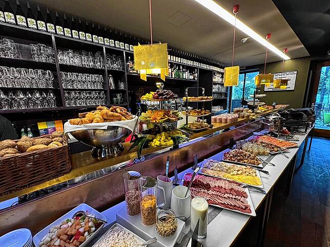 Das Brunch-Buffet im Wessenberg.