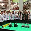 Jubel in Hannover: Die Bodenseeskorpione der Roboter-AG am Bildungszentrum sind Europameister.