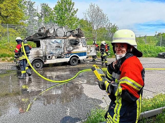 Doro Fink hat den Großteil ihres Lebens bei der Feuerwehr verbracht.