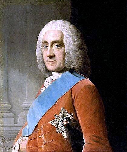 Philip Stanhope, der vierte Earl of Chesterfield, in einem zeitgenössischen Porträt.