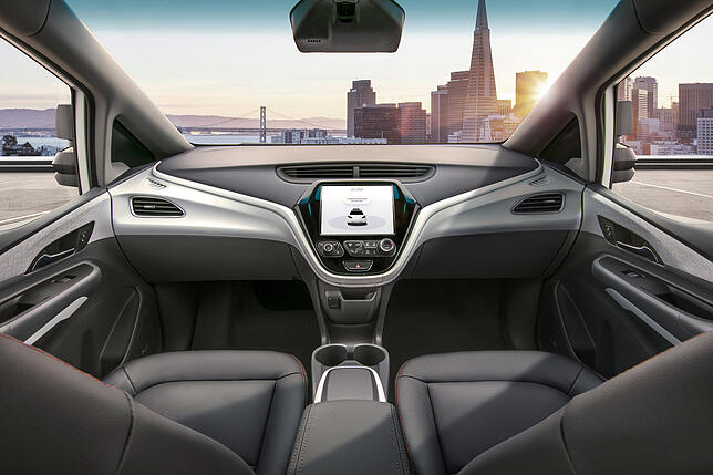 Im selbstfahrenden Cruise AV von General Motors gibt es kein Lenkrad mehr.