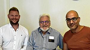 Das wieder vollständige Praxistrio des Hausarztzentrums Bad Dürrheim (von links): Tobias Knapp, Hans-Peter Kössler und Alee Alloushi.
