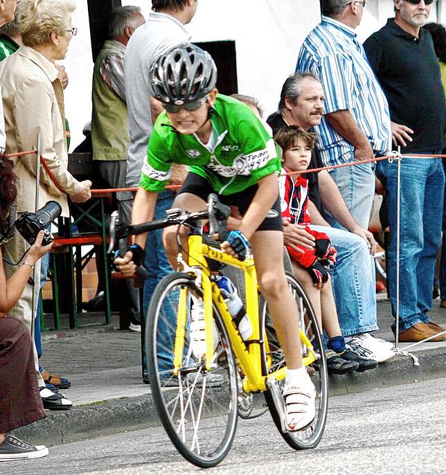 Jan Hugger bei einem Anfängerrennen im Jahr 2008.