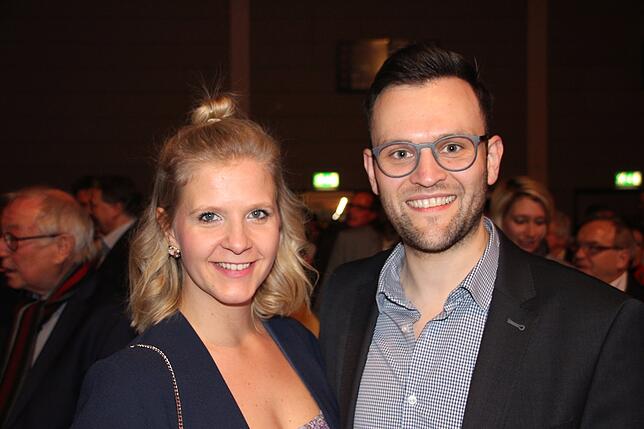 Immenstaads Bürgermeister Johannes Henne mit seiner Frau Emma.