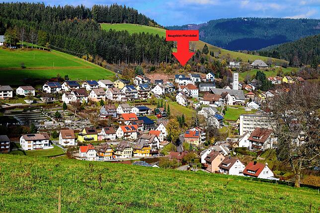 Am Pfarrdobel in Gütenbach gibt es derzeit noch fünf Bauplätze.