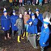 Der Eis-König Herbert Schuhmacher (links) wurde im Mühlebach von Alet-Präsident Ludwig Egenhofer (mit Fisch) und Bürgermeister Stefan ...