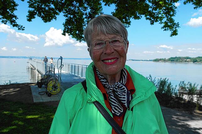 Für Sabine Fricker bedeutet die Renaturierung des Strandbads das Zurück zum natürlichen Zustand des Bodenseeufers.