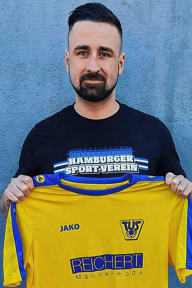 Neue Farben: Patric Lauber vom SV Weil tritt ab Sommer beim TuS Stetten auch in Gelb an.