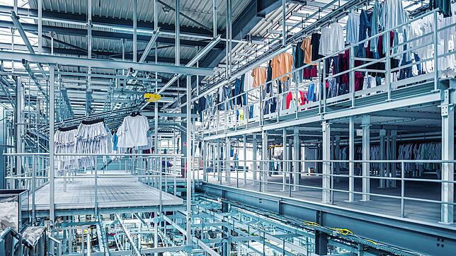 Einblick in die Firma Geiger Textil.