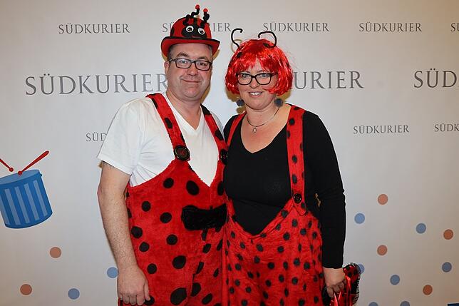 Bild 9: An der SÜDKURIER-Fotowand: Das sind die Gäste der Fernsehfasnacht (Teil 1)