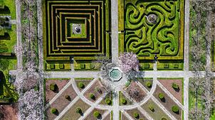 Irrgarten, Gartenanlage, Kirschblüte: Die Anlage von Kloster und Schloss in Salem ist am 31. März in die Besuchersaison gestartet. Bis ...