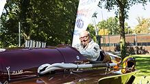 Tom Amann, 55, sammelt historische Rennboote und führt sie im Rahmen der Interboot auf dem Wasser vor.