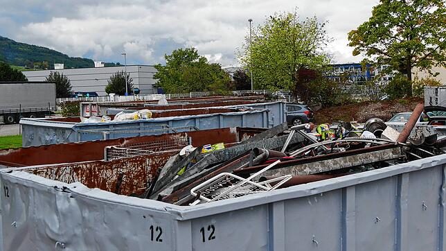Die Recyclinghöfe im Landkreis Waldshut, wie hier in Bad Säckingen, haben weiterhin geöffnet.