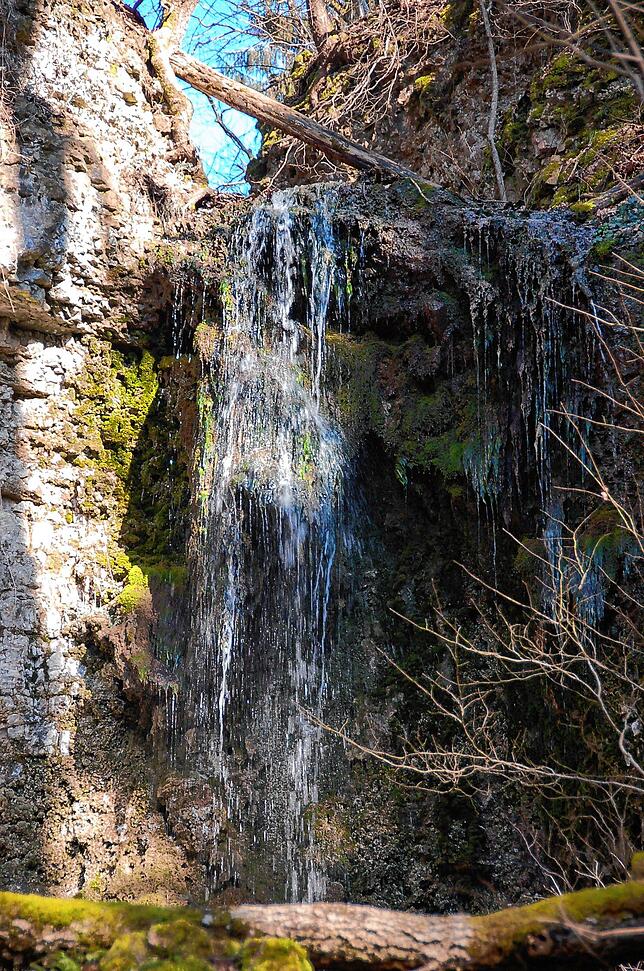 Wasserfall in den Wutach-Flühen