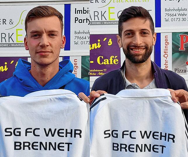 Rückkehrer: Tobias Ramsteiner (links) und Marco Buscemi spielen wieder im Wehratal.