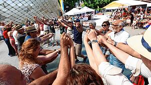 Alle sollen mittanzen: Beim „Danz am See“ zeigen die Trachtengruppen, wie vielfältig und bereichernd ihr kulturelles Erbe ist.