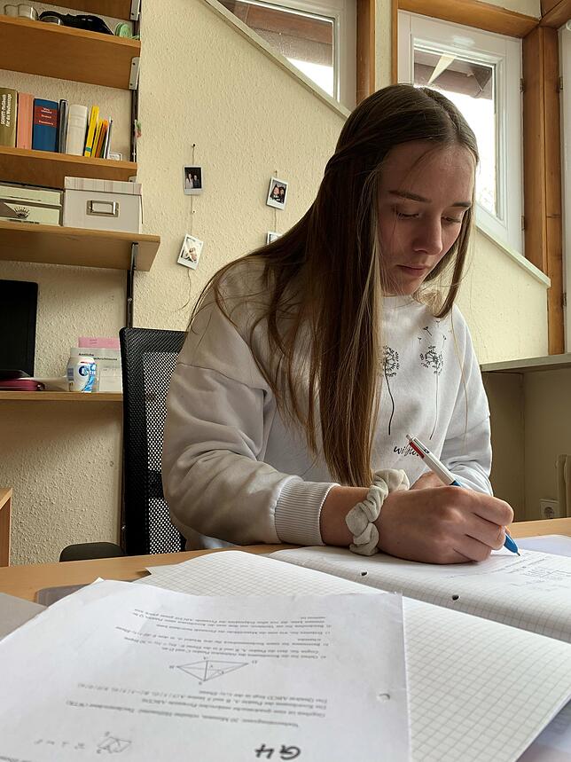 Sarah Sieber schaut mit gemischten Gefühlen auf die Prüfungen zurück.