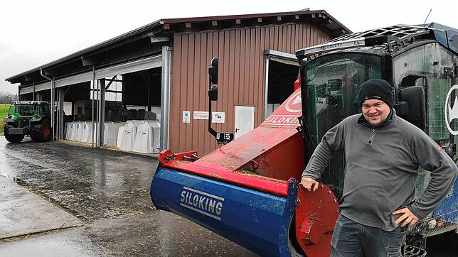 Lukas Gleichauf vom Häglehof in Fützen ist Mitglied im BLHV-Kreisvorstand und unterstützt die Mahnfeueraktion Aktion am Mittwoch, 3. ...
