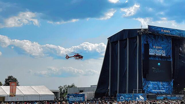 Ein Patient musste vom Southside mit einem Hubschrauber abtransportiert werden.