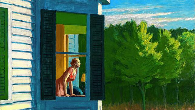 EDWARD HOPPER, CAPE COD MORNING, 1950; Öl auf Leinwand