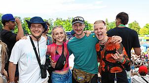 Bild : Am zweiten Tag des Campus-Festivals 2025 wird nochmals aufgedreht