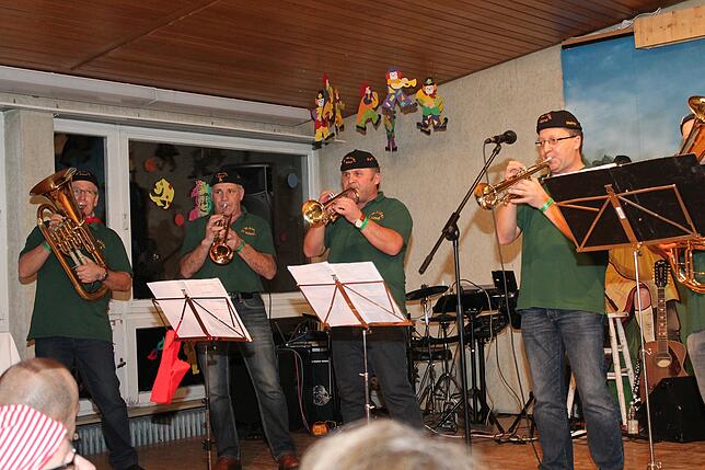 Fasnet 2016 : Josef Willmann, Joachim Laufer, Kurt Weißer, Heinrich Schuler. Bild: Christina Rademacher