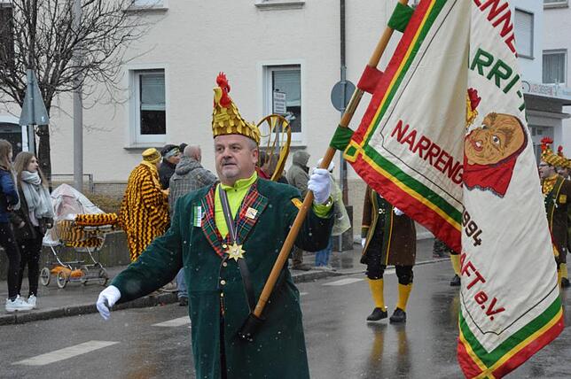 Bild 5: Bilder vom Narrensprung beim Ringtreffen des Alemannischen Narrenrings (Teil 1)