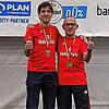 Starke Leistung: Hardy Flum (links) und Franz Kimmel von der LG Hohenfels gewannen Silber und Bronze bei der Deutschen ...
