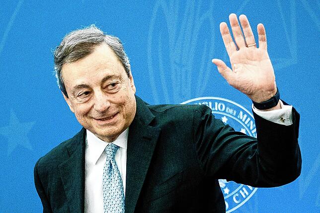 Mario Draghi, Ex-EZB-Chef. 2012 machte ihn sein Satz berühmt, wonach er alles tun würde, den Euro zu retten. Nachsatz: „Und glauben Sie ...