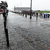 Die überflutete Uferpromenade: Das Wasser des Atlantiks dringt tief in Laufenburgs Partnerstadt Le Croisic ein.
