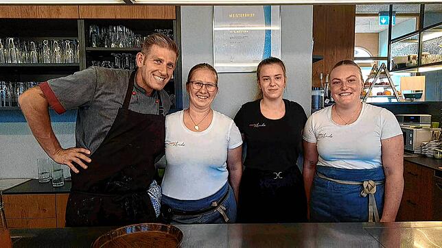 Sie sind ein Teil des Linde-Teams (von links): Manuel Siebenhaller, Nicole Egger, Daniela Griesmeier und Viktoria Munz.