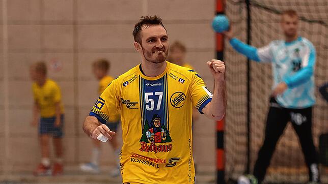 Der erfolgreichste Konstanzer Torschütze Lukas Köder freut sich besonders auf das Duell Erster gegen Zweiter: der HC ...