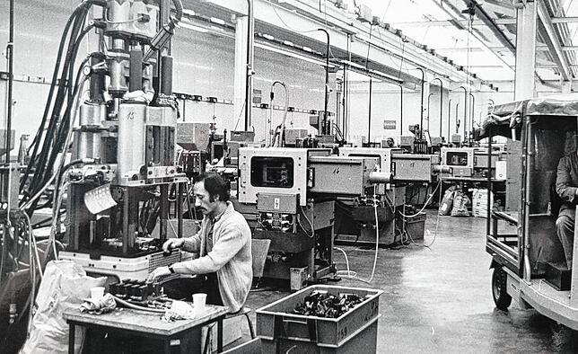 Einblick in andere Welt: So wurde bei TRW Messmer im Jahr 1983 produziert.