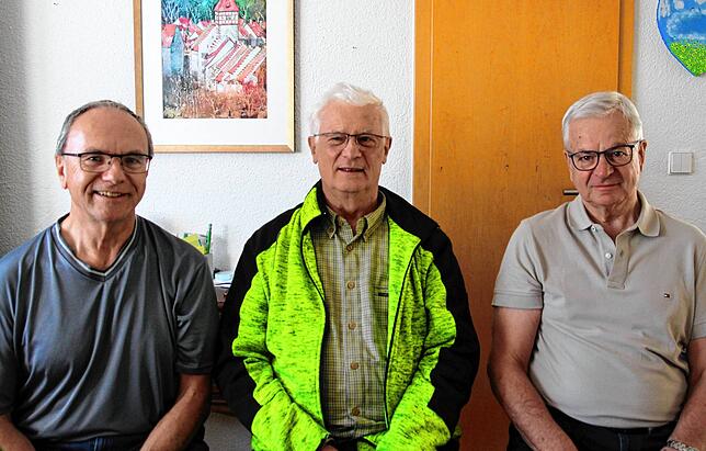 Die Initiatoren (von links): Uli Baumeister, Peter Politynski und Edelbert Kleiser sprechen sich für Radwege in der Innenstadt aus.
