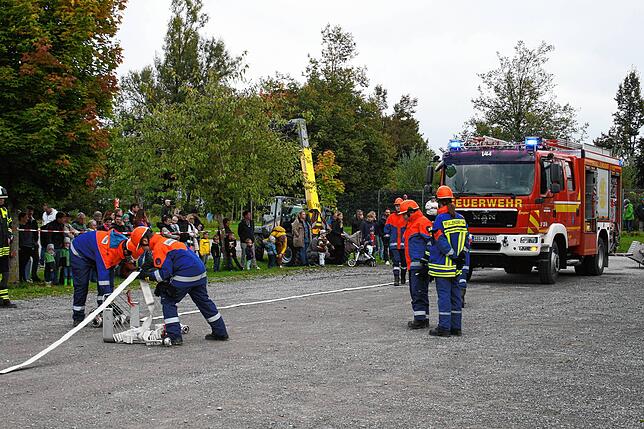 Bild 1: So war das Schlachtfest der Pfullendorfer Feuerwehr