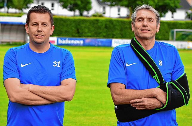 Jörg Nägelin und Uwe Krähling (rechts)