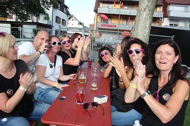 Junggesellinnen-Abschied: Entertainer Donato mischte sich unter die Frauen.