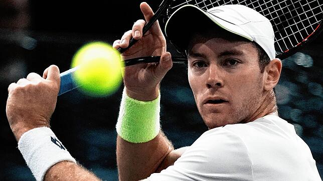 Dominik Koepfer bezwang 2021 erstmals einen Spieler, der in der Weltrangliste in den Top Ten stand.