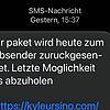 Mit gefälschten SMS locken Betrüger auf Webseiten, auf denen dann weitere Gefahren wie Spionagesoftware drohen. Fehlerhafte ...
