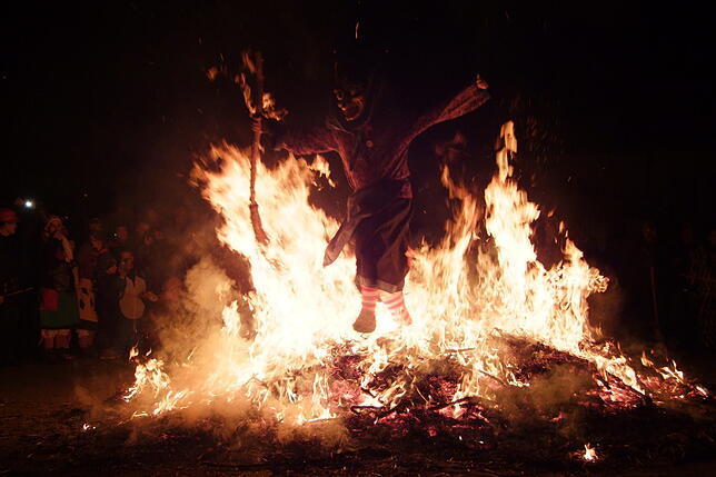 Bild 20: Bilder vom Klettgaunarrentreffen der Narrenzunft Bohnenviertel in Hohentengen a.H. am Samstag, 8. Februar