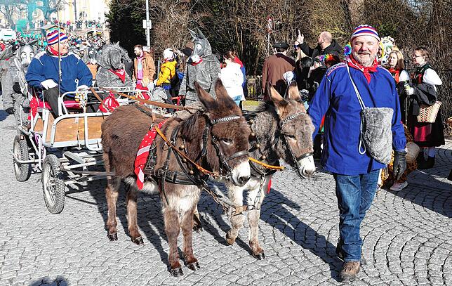 Bild 27: Tausende feiern beim Fasnachts-Umzug durch die Innenstadt