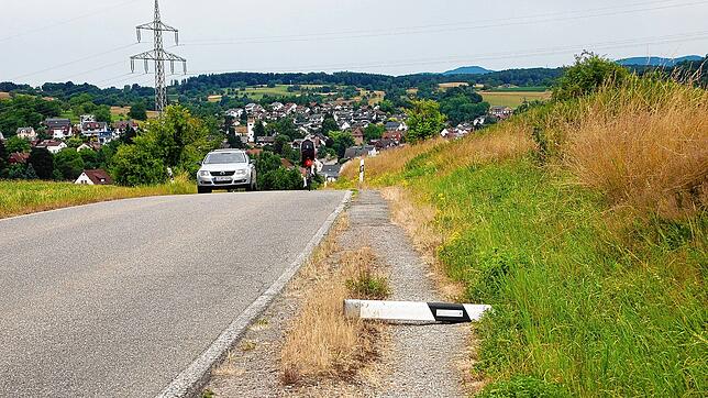 Es ist endgültig: Dieser Trampelpfad zwischen Karsau und Minseln wird nicht zum Fuß- und Radweg ausgebaut. Foto: Wunderle