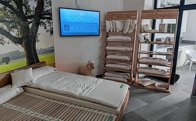 Auch der Schlaf als zentrales Element der Gesundheit steht im Recoverycenter im Fokus.