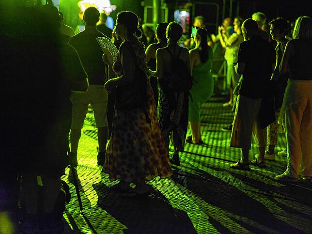 Bild 7: Kulturufer in Friedrichshafen: Buntes Treiben am Abend