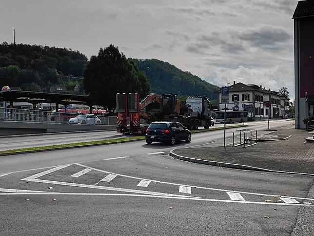 Während der Pilotphase wird es nicht möglich sein, von der Poststraße und der Rampe der Kolpingbrücke auf die Bundesstraße 34 einzubiegen.