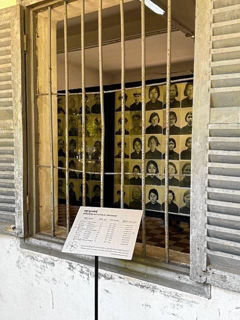Die Gedenkstätte zur Erinnerung des Terrorregimes und des Genocides der Roten Khmer.