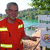 DLRGler Manuel Seidel mag keine Schwimmflügel. Er vermisst die Schwimmkurse, die aufgrund Corona in diesem Sommer nicht stattfinden können.